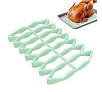 Oven Silicone Roast Rack, Silicone Roasting Rack for Oven Cooking, Easy-Clean Household Baking Tray for Cake Chicken Fish Turkey Vegetables Pizza Meat
