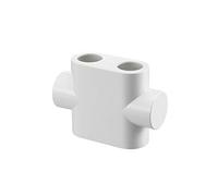 Oventrop couverture de conception 1184095 "Multiblock T" motif droite, blanc