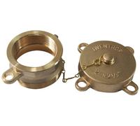 Oventrop 2010153 Bouchon de fermeture verrouillable, 2 "x 2 1/2", Plat dichtend