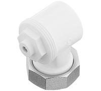 Oventrop Adaptateur coudé pour Valve de HK, 1 Pièce, Blanc, 1011450
