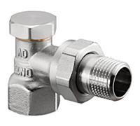 Oventrop Raccord de retour radiateur Combi 2 1091062 DN15 à vis angle laiton nickelé