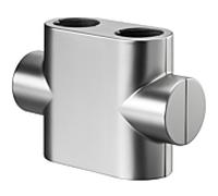 Oventrop design match0 1184090 passage, design en acier inoxydable, pour Multiblock T / TU / TQ