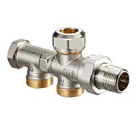 Oventrop Duo 2 tubes 1182651 DN 15, M 24x1,5 filetage extérieur, avec obturation