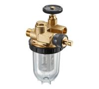 Oventrop Filtre à fioul 3/8IG/AG, avec entrée de retour et tamis nickel 100-150My Quantité:1