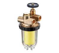 Oventrop Filtre à mazout OV double ligne 3/8 m.Tamis en nickel 100-150My Quantité:1