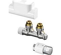 Oventrop jeu de connexion 1184184 coin, blanc , Uni SH