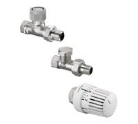 Oventrop Jeu de robinets thermostatiques OVENTROP, passage DN15, avec Uni LH, AQ, Combi 2 Quantité:1