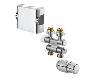 Oventrop Kits de raccordement OV pour radiateurs de salle de bains Multiblock TF/Uni SH/swivel/changable Quantité:1