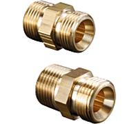 Oventrop Mamelon double Ofix-Oil 2080050 G 2000 / 4xG 3/8, cône intérieur des deux côtés, laiton