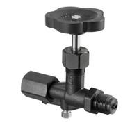 Oventrop Manomètre Vanne d'arrêt 1/2 DIN 16270 sans orifice de contrôle, acier Quantité:1