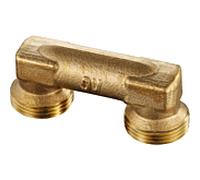 Oventrop montage match0 1016452 G 3/4 AG, espacement des tubes 50 mm