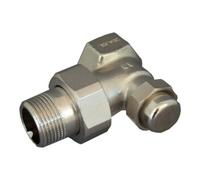 Oventrop OV Combi LR à visser PN 10, nickelé, d'angle DN 25, 1 Quantité:1