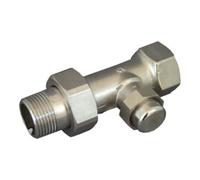 Oventrop OV Combi LR à visser PN 10, nickelé, passage DN 25, 1 Quantité:1