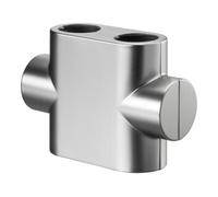 Oventrop OV Couvercle design pour passage en T Multiblock, chromé Quantité:1
