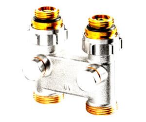 Oventrop OV Déflecteur avec fermeture DG R-abst. 50 1/2 AGx3/4 AG Quantité:1