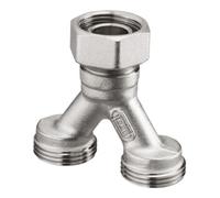 Oventrop OV Duo Pièce de raccordement pour boîtier mural encastré 1x3/4 ÜM 2x3/4 AG Quantité:1