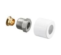 Oventrop OV Kit de raccords à compression pour série E 1/2x15mm blanc Quantité:1