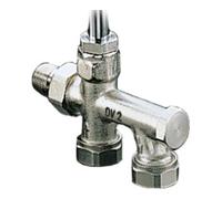 Oventrop OV Raccord à deux tubes Duo avec obturateur G 3/4 AG Espacement 50mm Quantité:1