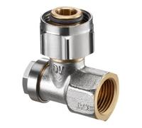 Oventrop OV Raccord coudé d'arrêt Combi 3, avec écrou à vis sans fin 3/4 ÜMx1/2 IG Quantité:1