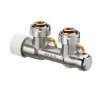 Oventrop OV Raccord de raccordement Multiblock T 3/4ÜM x 3/4AG,1-u.2-pipe,laiton, angle Quantité:1