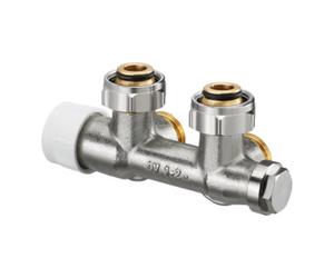 Oventrop OV Raccord de raccordement Multiblock T 3/4ÜM x 3/4AG,1-u.2-pipe,laiton, angle Quantité:1