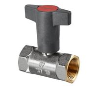 Oventrop OV Robinet à boisseau sphérique haute température Optiba des deux côtés Filetage intérieur DN 20, 3/4 Quantité:1