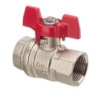 Oventrop OV Robinet à boisseau sphérique Optibal DN 10 3/8, IG, poignée papillon Quantité:1