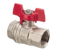 Oventrop OV Robinet à boisseau sphérique Optibal DN 20 3/4, IG, poignée papillon Quantité:1