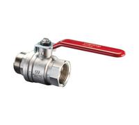 Oventrop OV Robinet à boisseau sphérique Optibal DN 32 11/4, i/a, nickelé Quantité:1