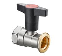 Oventrop OV Robinet à boisseau sphérique pour pompe Optibal P o Robinet d'arrêt MS DN 32 Rp 1 1/4xG 1 1/2 Quantité:1