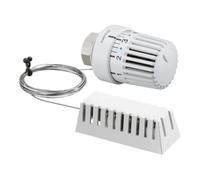 Oventrop Thermostat Uni LH 1011665 – 7–28 °C blanc, position zéro, capteur à distance, capillaire 2m