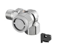 Oventrop OV Vanne thermostatique série AQ M 30x1,5, équerre DN 10, gauche Quantité:1