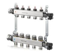 Oventrop Oventrop Collecteur de chauffage Multidis SFQ 4 circuits, M 30x1,5, acier inoxydable Quantité:1