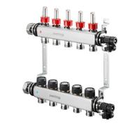 Oventrop Oventrop Collecteur en acier inoxydable 0-5 l/min, pour 4 circuits Quantité:1