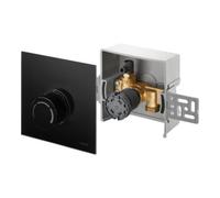 Oventrop Oventrop Régulateur de température de retour Unibox RTL ESG noir, avec vanne et thermostat Quantité:1