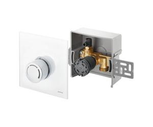 Oventrop Oventrop Régulateur de température de retour Unibox RTL verre blanc, avec valve et thermostat Quantité:1