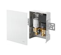 Oventrop Oventrop Régulateur de température Unibox TQ-RTL R-Tronic blanc, pour pièce et retour Quantité:1