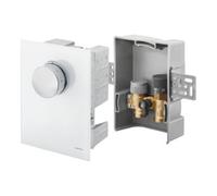 Oventrop Oventrop Régulateur de température Unibox TQ-RTL verre blanc, pour pièce et retour Quantité:1