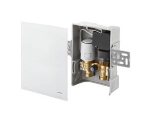 Oventrop Oventrop Régulation de température UniboxT-RTL R-Tronic ESG blanc, pour pièce et retour Quantité:1
