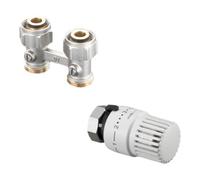 Oventrop OVENTROP-Set vindo TH et Multiflex F passage, G 3/4 inch AG Quantité:1