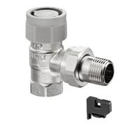 Oventrop OVENTROP-Soupapes thermostatiques dynamiques série AQ, DN25, coude Quantité:1