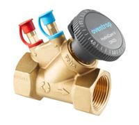 Oventrop Oventrop Vanne d'équilibrage HydroCom V DN 20, Rp 3/4, PN 16, 2x raccord femelle, laiton Quantité:1