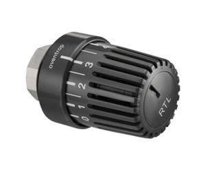 Oventrop OVThermostat Uni RTLH anthracite 10-70 C, pour limitation de la température de retour Quantité:1
