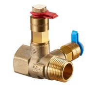 Oventrop Plaque d'orifice OV avec 2 vannes de mesure DN 15, débit moyen Quantité:1