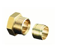 Oventrop Raccord de compression Ofix-Oil 2127050 6 mm, double, pour filtre à deux conduites