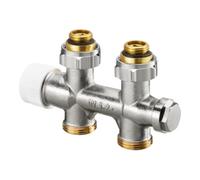 Oventrop Raccord OVA Multiblock T 1/2AG x 3/4AG, 1 et 2 tubes, laiton, Dg Quantité:1