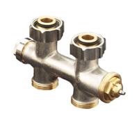 Oventrop Raccord OVA Multiblock T 3/4ÜM x 3/4AG, 1 et 2 tubes, laiton, Dg Quantité:1