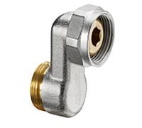 Oventrop Raccord excentrique en S 1019204 – 3/4" (32 mm) laiton nickelé