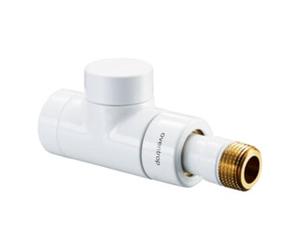 Oventrop Raccord vissé OV COMBI E 1/2 DG, poudré blanc Quantité:1