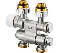 Oventrop Robinet de raccordement multibloc TF sur radiateur avec filetage intérieur 1/2" orientable 1184035
